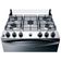 Fogão a Gás de Piso 5 Bocas Duplo Forno BFD5NCR Brastemp Inox / 110V