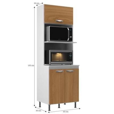 Torre Quente Para Forno E Micro-ondas Ipanema - Branco / Cinnamomo Branco / Cinnamomo