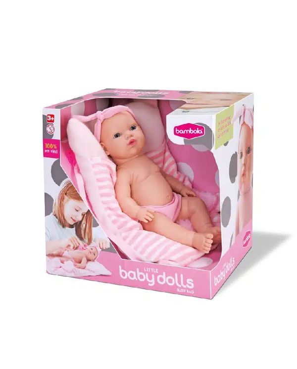 Boneca Little Baby Dolls Sleeping Bag 710 - Bambola