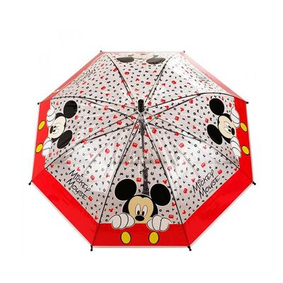 Guarda Chuva Infantil Transparente Mickey Disney