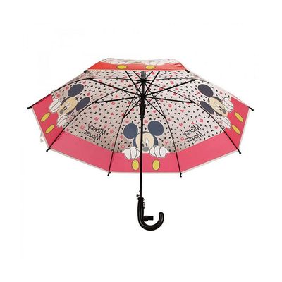 Guarda Chuva Infantil Transparente Mickey Disney