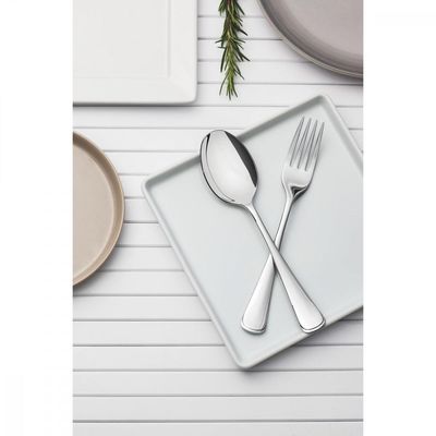 Colher de Mesa Tramontina Mônaco em Aço Inox Acabamento Alto Brilho com Detalhes no Cabo