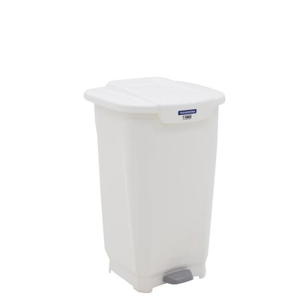 Lixeira Tramontina T-Force 50L em Polipropileno Branco