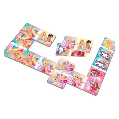 Jogo Dominó da Barbie Xalingo 28 Peças