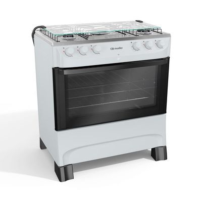 Fogão Mueller 5Bocas Branco Automático Mfi5bb Branco