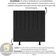 Cabeceira Estofada De Cama Casal Box 140 Cm Sophia Corino Cor:preto