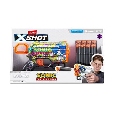 Lançador de dardos - X-Shot Skins Menace Sonic Hiper Skype