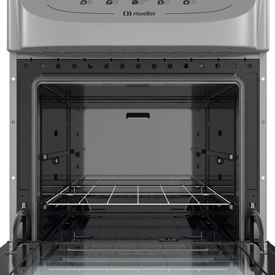 Fogão Mueller Titânio 4 Bocas Com Mesa De Vidro Mfv4bb