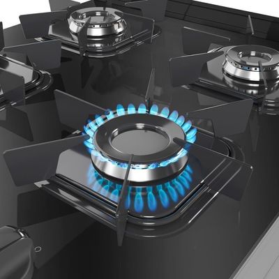 Fogão Mueller Titânio 4 Bocas Com Mesa De Vidro Mfv4bb