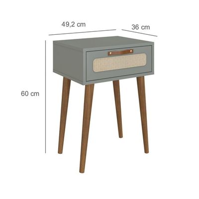 Mesa Cabeceira Retrô Verti
