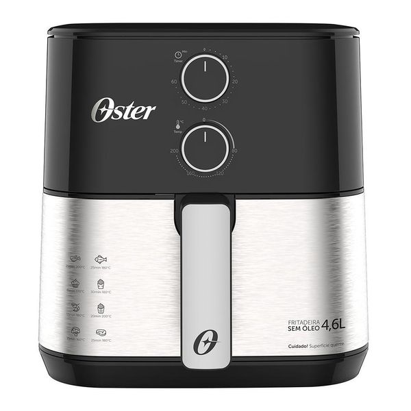 Fritadeira Elétrica Sem Óleo Oster 1500W 4,6 Litros 220V OFRT520-220 220