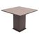 Conjunto Mesa 4 Cadeiras Talismã New Ônix Madeira Eucalipto Tabaco/Fendi