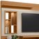 Home para TV Eldorado 2.0 até 60 Polegadas Linea Brasil Nature/Offwhite