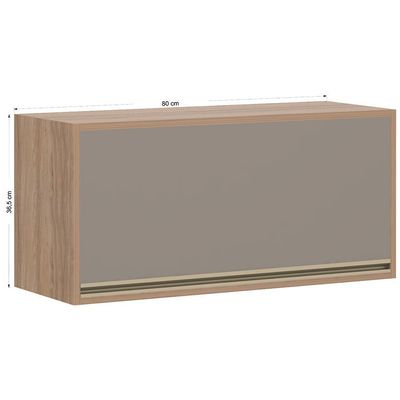 Aéreo 80cm Yara 1 Porta Basculante 1308 Luciane Vanilla/Graff