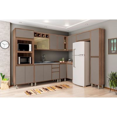 Aéreo 80cm Yara 1 Porta Basculante 1308 Luciane Vanilla/Graff