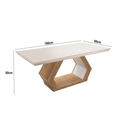 Mesa Alvorada 180 Tp 4 Cadeiras Animale E Imbuia E Off