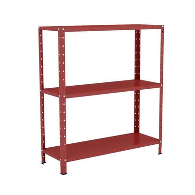 Estante Aço 3 Prateleiras Eaf007 Vermelho