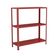 Estante Aço 3 Prateleiras Eaf007 Vermelho