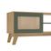 Rack Charlotte MDF com Pés 2 Portas Artely Carvalho/Menta