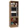 Torre Quente Botanic 70cm 3 Portas M627 Kappesberg Nogueira/Fendi