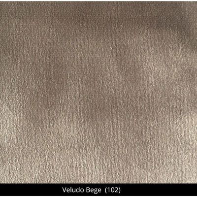 Kit Com 4 Cadeiras Maiara Madeira Maciça Estofadas Para Mesa De Jantar Veludo Bege 102