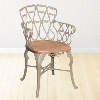 Conjunto Viena Com Mesa Tampo De Madeira E 4 Cadeiras Marrom