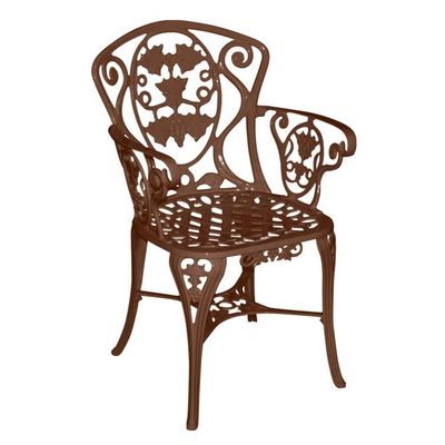 Conjunto De Mesa Para Jardim Com 4 Cadeiras Modelo Malbec Marrom