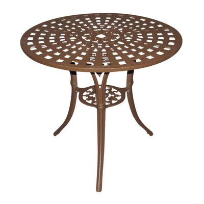 Conjunto De Mesa Para Jardim Com 4 Cadeiras Modelo Malbec Marrom