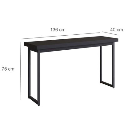 Aparador Oxford 136cm Preto