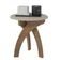 Mesa de Apoio Artely Jade Offwhite/Pinho