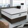 Box + Colchão De Molas Ensacadas Tower Gazin 1,93m King Branco / Marrom