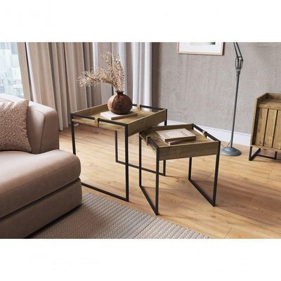 Conjunto Mesa Lateral Columbia Woodmel