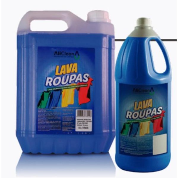 Lava Roupa Liquido Super Concentrado AliClean 2L