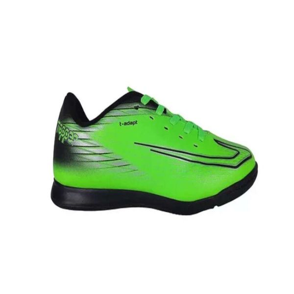 Chuteira Futsal Topper Strike IV Infantil - Verdepto 28 / VERDE/PTO Chuteira Futsal Topper Strike IV Infantil - Verdepto 28 / VERDE/PTO