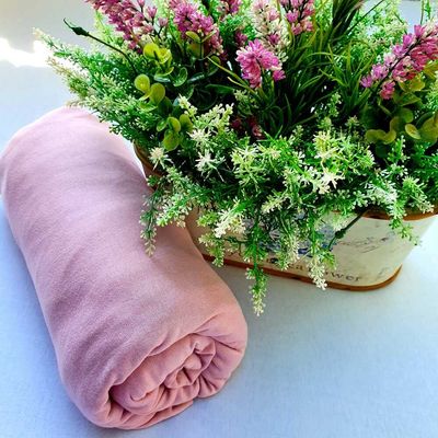 Lençol Avulso Malha 100% Algodão Solteiro Rosa Linha Trento Camitália 1 peça Solteiro