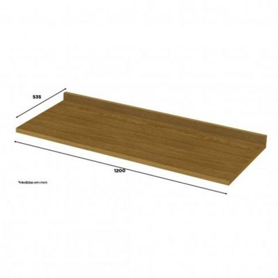 Tampo Para Balcão Americana 120 Cm Henn Nature