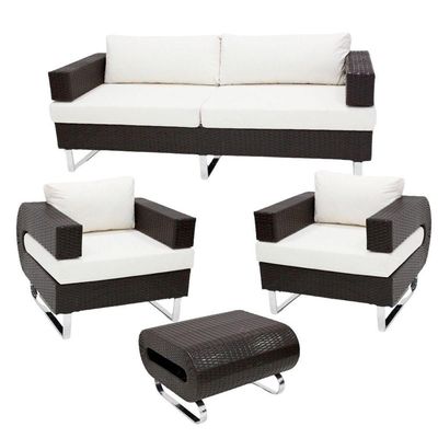 Conjunto De Sofá Completo Modelo Begônia Preto