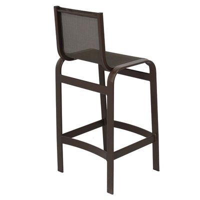 Banqueta De Alumínio Para área Externa Banco Para Balcão Bar Marrom Marrom