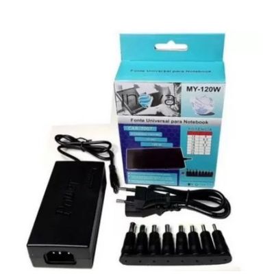 Fonte Universal Para Notebook 8 Conectores + Seletor de Volt