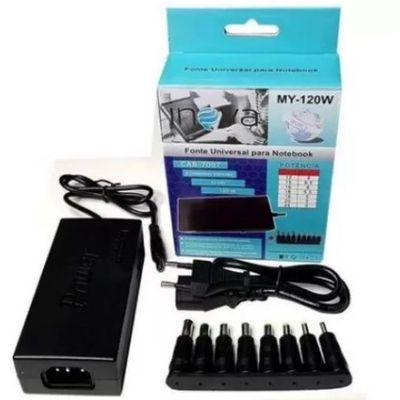 Fonte Universal Para Notebook 8 Conectores + Seletor de Volt