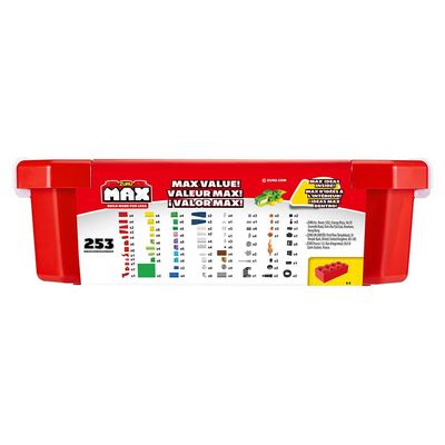 Conjunto de Blocos de Construção Max, Candide, 253 peças
