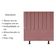 Cabeceira Estofada Cama Box Casal 140 Cm Sophia Carla Suede Cor:rosê